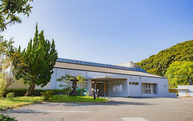 自然豊かな外観