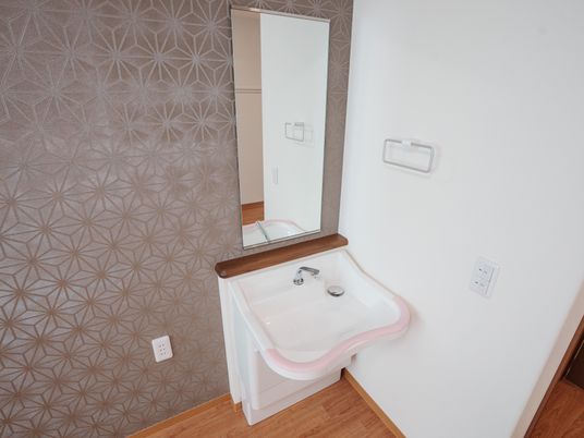 洗面台が設置された空間