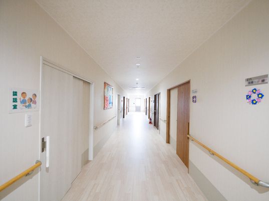 清潔感のある廊下