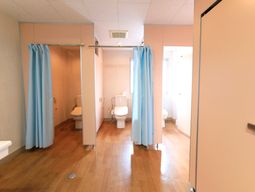 清潔なトイレスペース