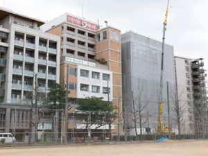 広々とした外観の建物