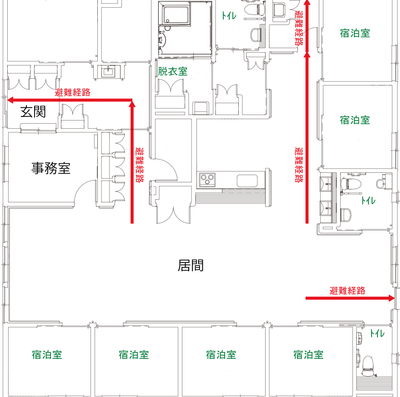 機能的な施設の間取り図