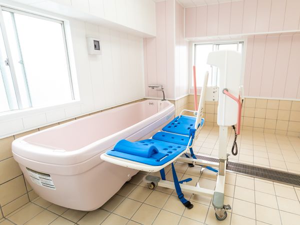 安全な浴室設備
