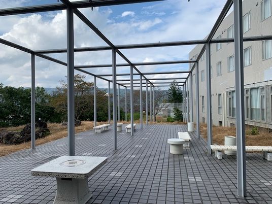 開放感ある屋外の作業環境
