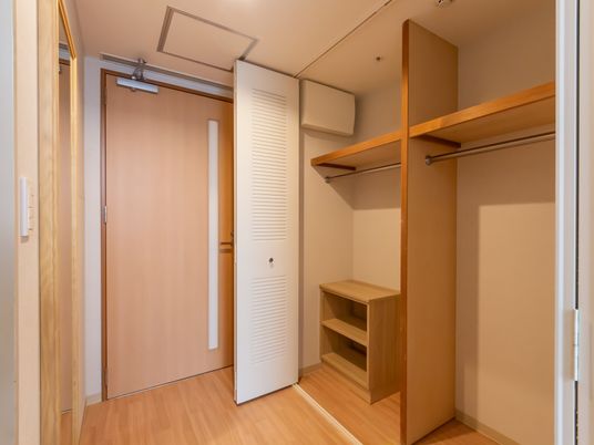 収納が充実した居室