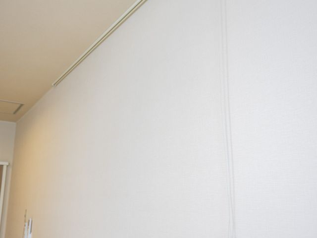 シンプルな壁のある居室 居室 すっきりとした居室です。シンプルさが魅力で落ち着いた空間を提供します。