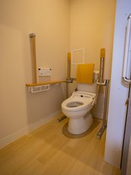 安全な設備のトイレ
