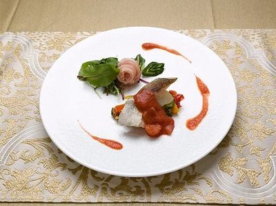 盛り付けられた一皿