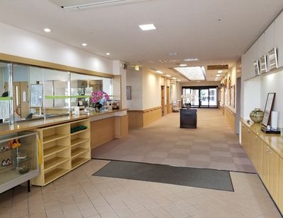 広い空間のエントランス