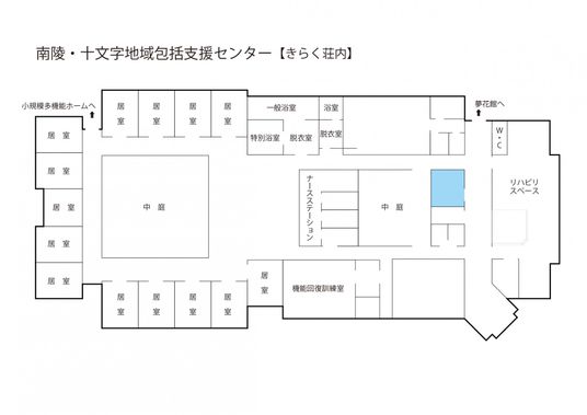施設内の見取り図