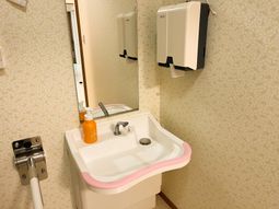 手洗い場の洗面台