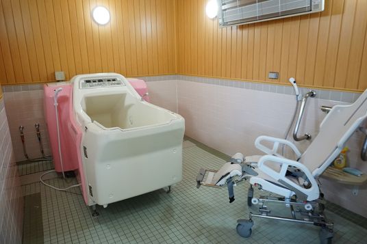 機能的な浴室設備