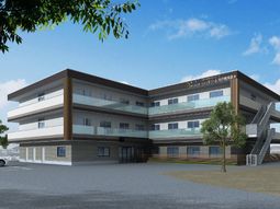 モダンな建物の外観