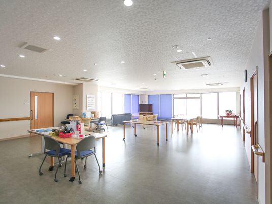 広々とした共有スペース