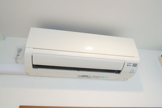 エアコンのクローズアップ
