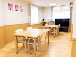 明るい共有スペース