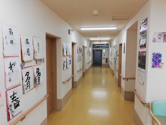 安全に配慮された廊下