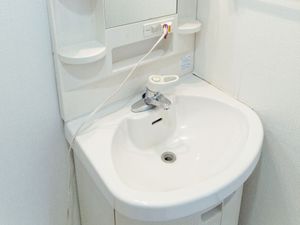 コンパクトな洗面台  