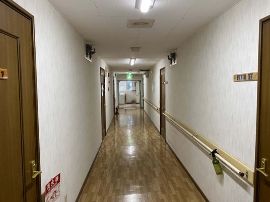 明るい廊下