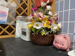 花とキャラクターの小物
