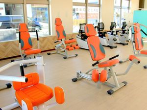機能訓練室の運動器具  