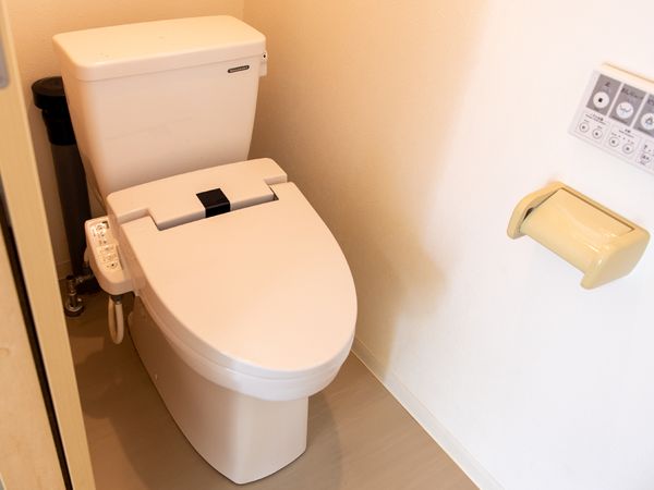 清潔なトイレの設備