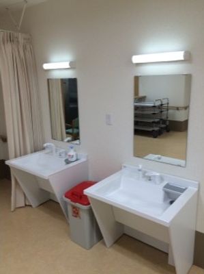 清潔感のある洗面台