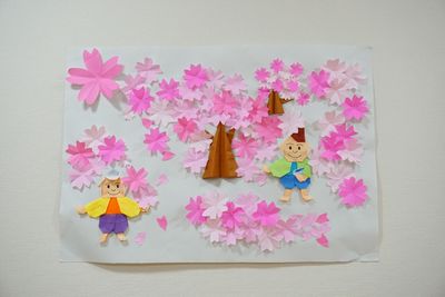 手作り桜飾りのポスター