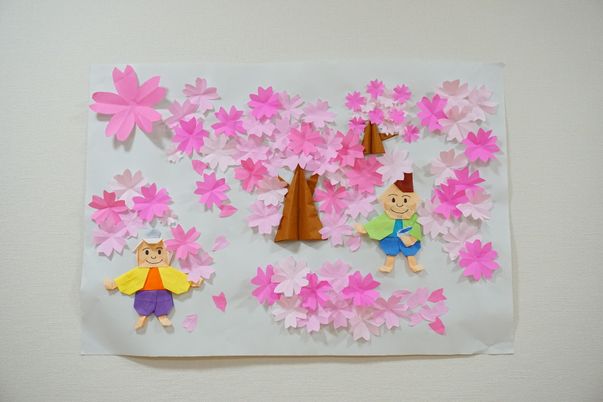 手作り桜飾りのポスター