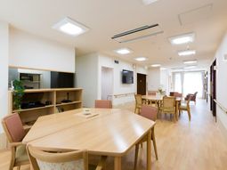 明るい共用スペース