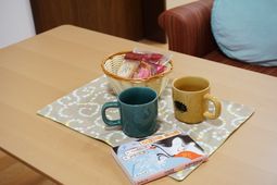 茶の間テーブルセットアップ