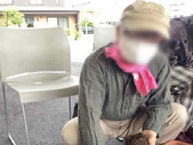 椅子と人がいる場所