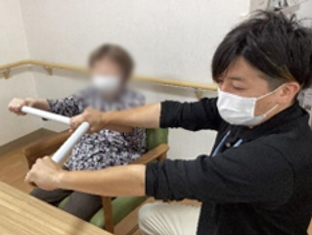 運動支援中の部屋