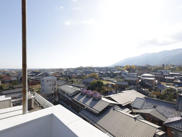 景色が広がる屋上からの眺望