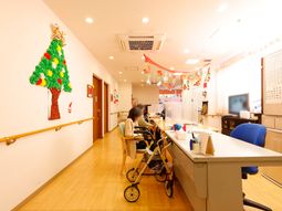 装飾された廊下