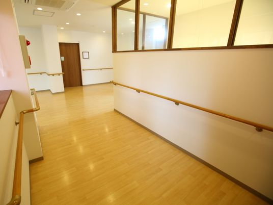 清潔な廊下の様子