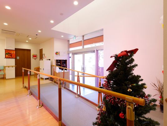 エントランスのクリスマスツリー