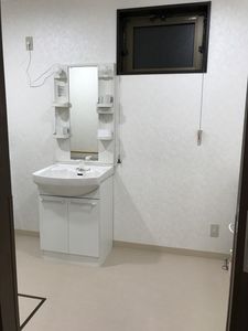 清潔な洗面台