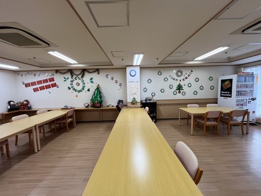 明るい交流スペース