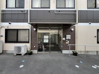 広いエントランス