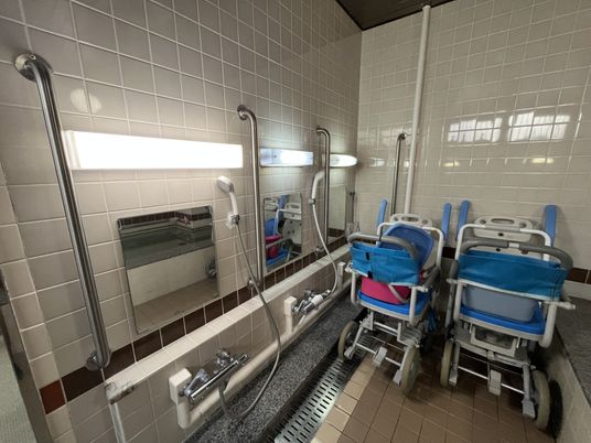 車椅子用シャワー設備