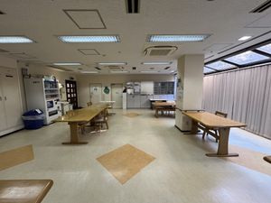 明るい食堂