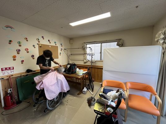 理美容室の風景