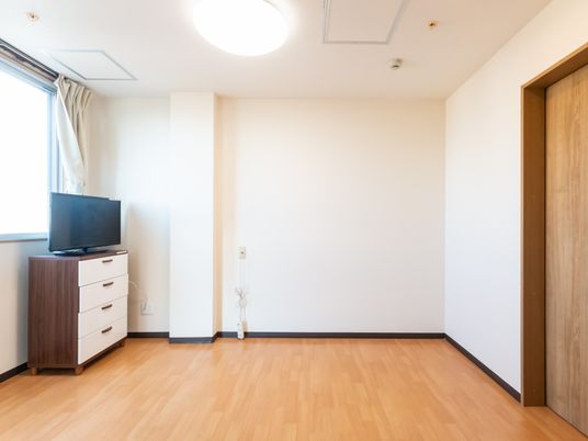 明るい部屋の一角