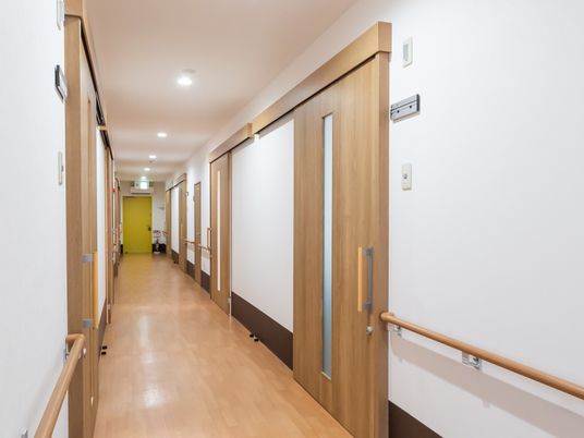 温かみのある廊下