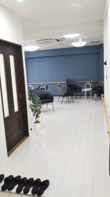 静かな休憩室の様子