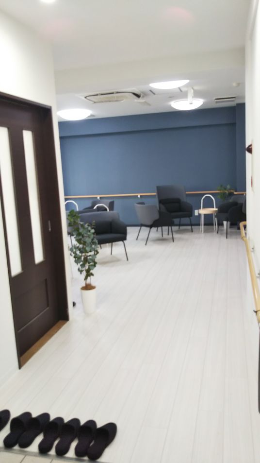 静かな休憩室の様子