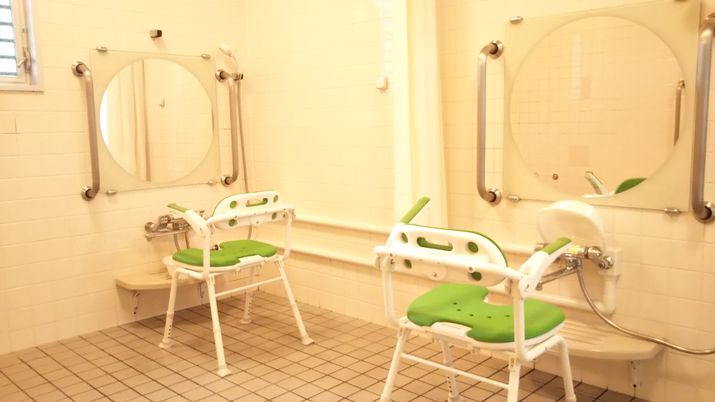清潔な洗面所の様子