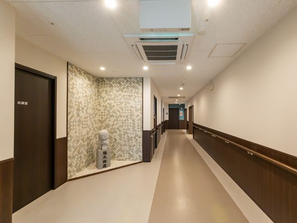 安全に配慮した廊下
