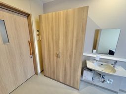 洗面台のある居室  